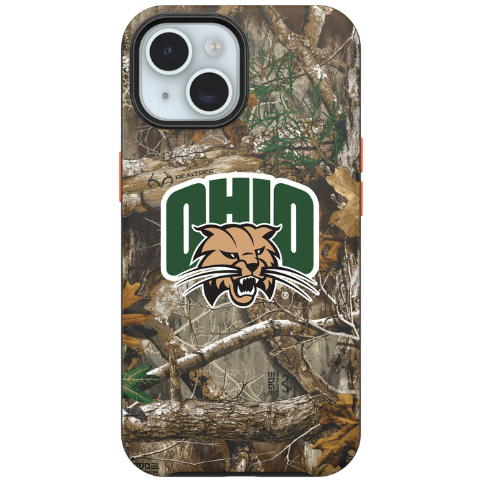 RealTree OtterBox Phone case with Ohio University Bobcats Primary Logo