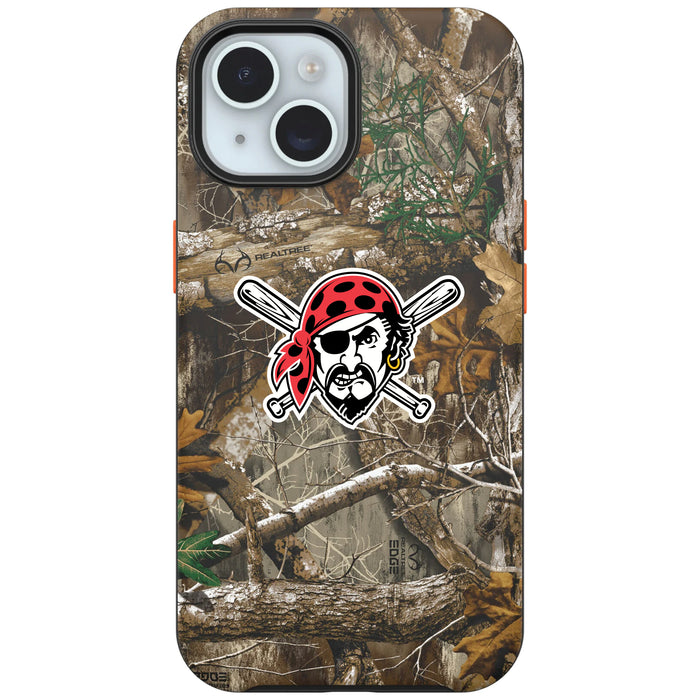 RealTree Camo OtterBox Phone case with Pittsburgh Pirates Primary Logo