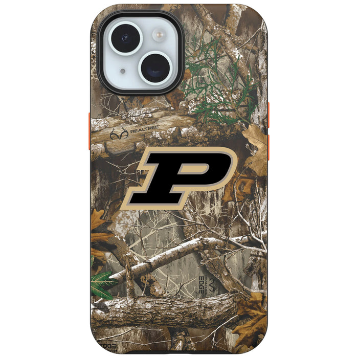 RealTree OtterBox Phone case with Purdue Boilermakers Primary Logo