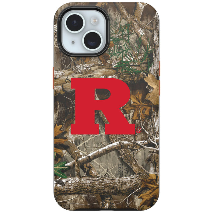 RealTree OtterBox Phone case with Rutgers Scarlet Knights Primary Logo