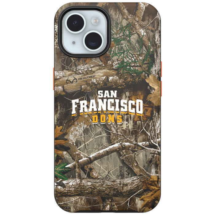 RealTree OtterBox Phone case with San Francisco Dons Primary Logo
