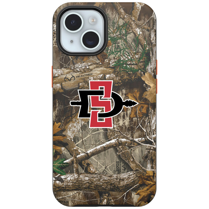 RealTree OtterBox Phone case with San Diego State Aztecs Primary Logo