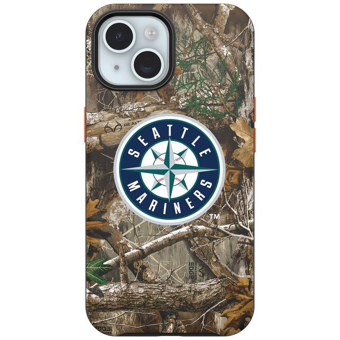 RealTree Camo OtterBox Phone case with Seattle Mariners Primary Logo