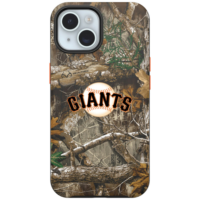 RealTree Camo OtterBox Phone case with San Francisco Giants Primary Logo