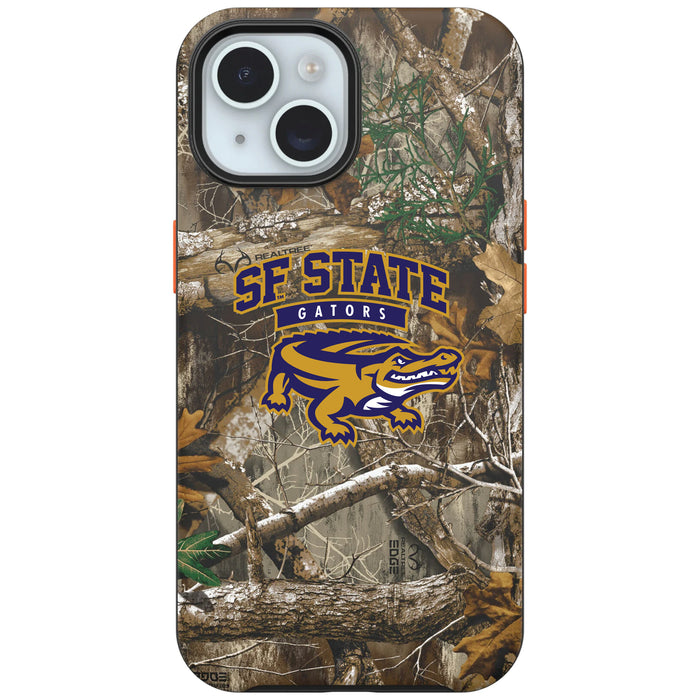 RealTree OtterBox Phone case with San Francisco State U Gators Primary Logo