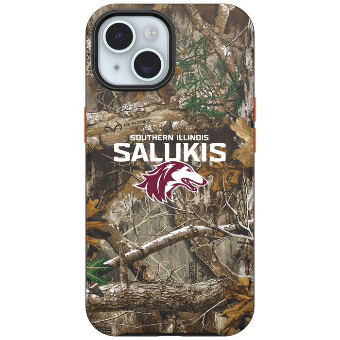 RealTree OtterBox Phone case with Southern Illinois Salukis Primary Logo