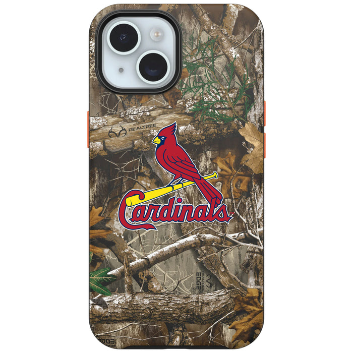 RealTree Camo OtterBox Phone case with St. Louis Cardinals Primary Logo