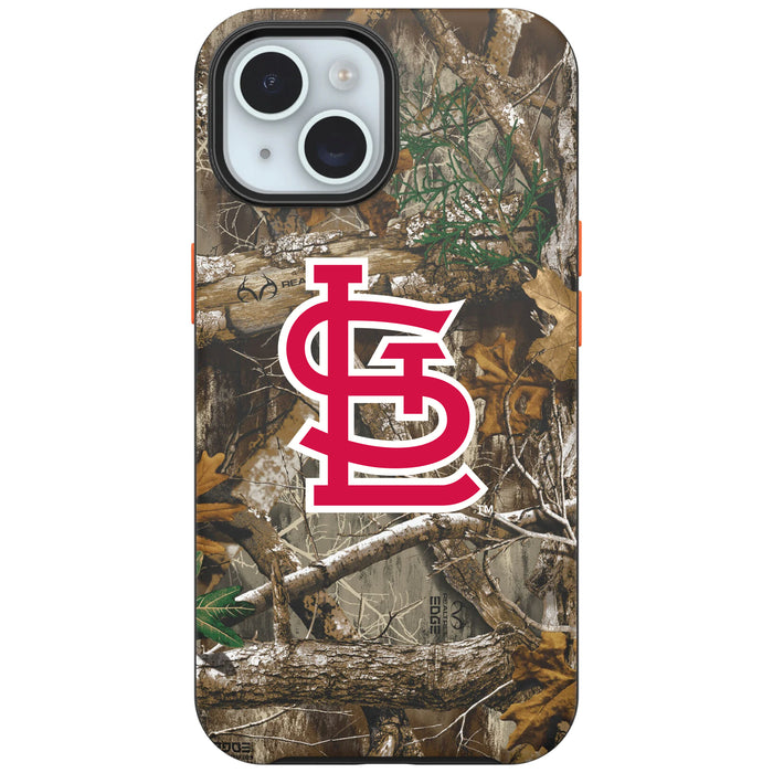 RealTree Camo OtterBox Phone case with St. Louis Cardinals Primary Logo