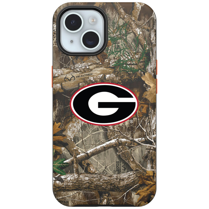 RealTree OtterBox Phone case with Georgia Bulldogs Primary Logo