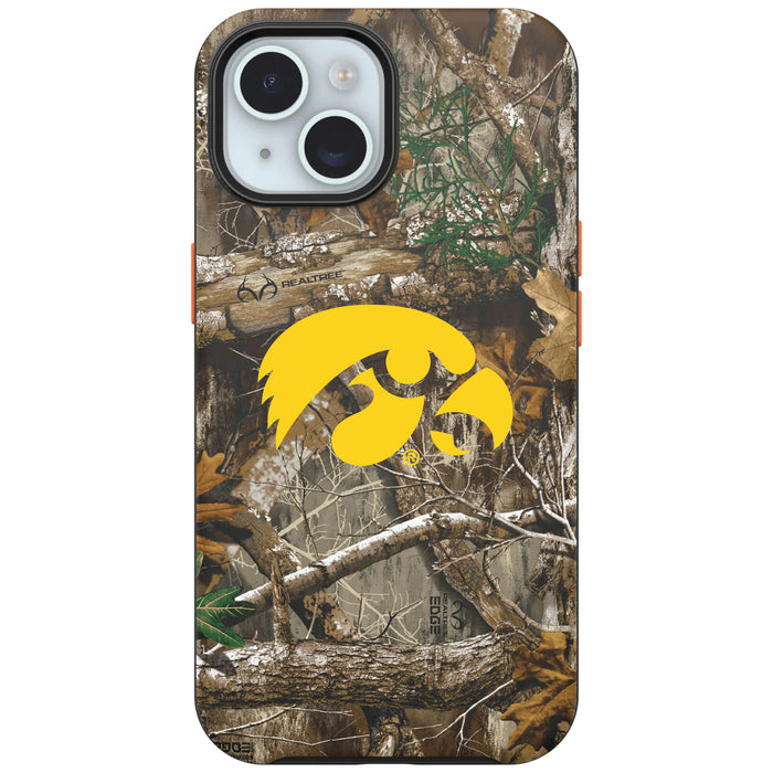 RealTree OtterBox Phone case with Iowa Hawkeyes Primary Logo
