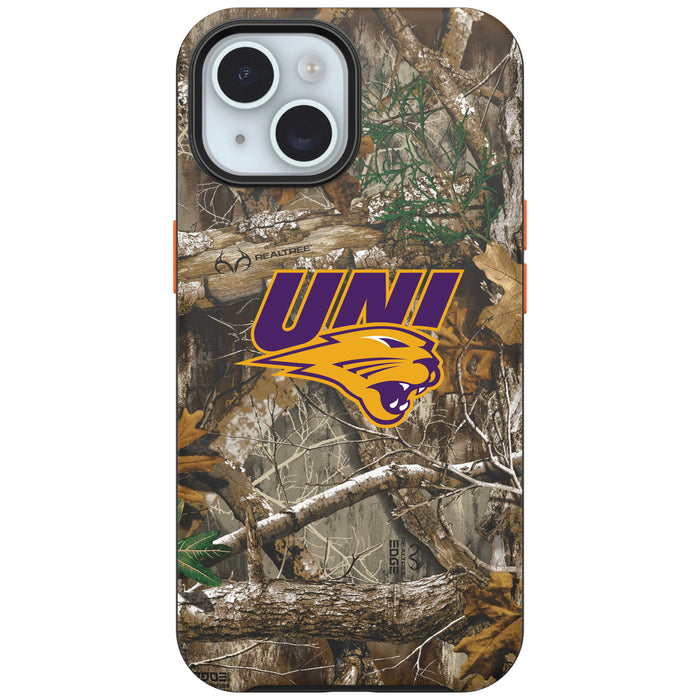 RealTree OtterBox Phone case with Northern Iowa Panthers Primary Logo