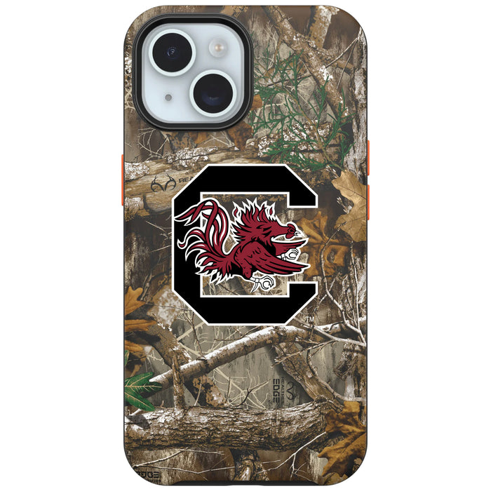 RealTree OtterBox Phone case with South Carolina Gamecocks Primary Logo