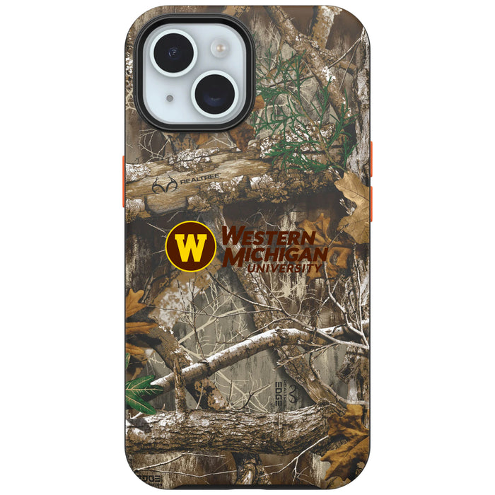 RealTree OtterBox Phone case with Western Michigan Broncos Primary Logo
