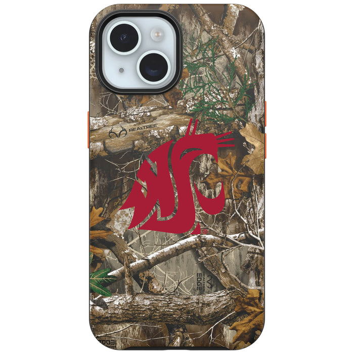 RealTree OtterBox Phone case with Washington State Cougars Primary Logo