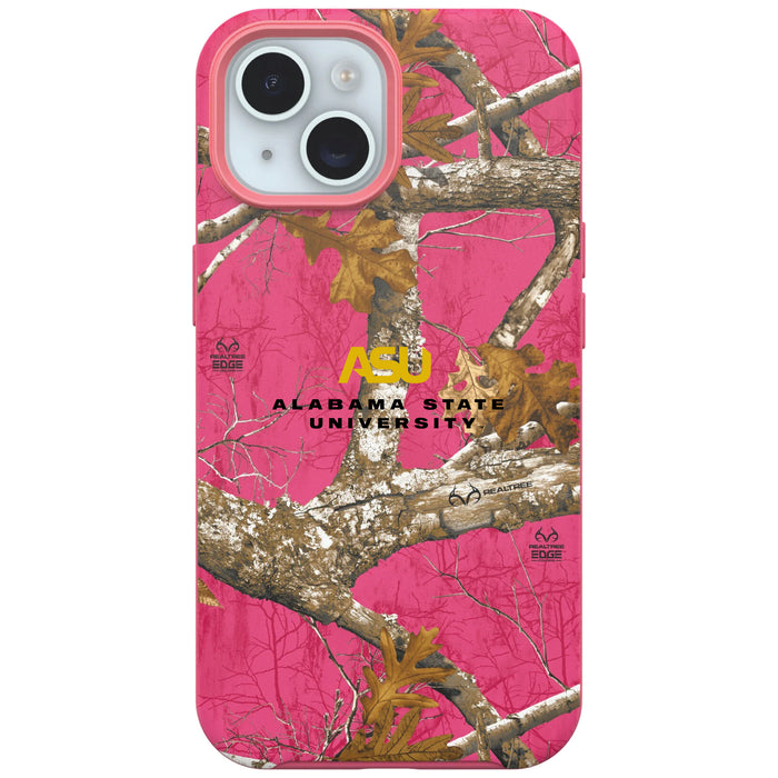 RealTree OtterBox Phone case with Alabama State Hornets Primary Logo