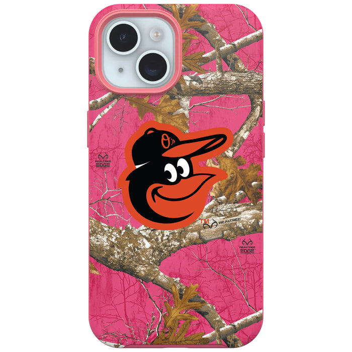 RealTree Camo OtterBox Phone case with Baltimore Orioles Primary Logo