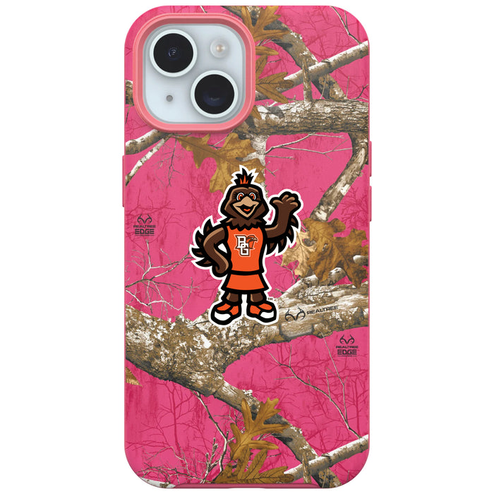 RealTree OtterBox Phone case with Bowling Green Falcons Primary Logo