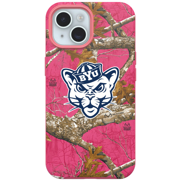RealTree OtterBox Phone case with Brigham Young Cougars Primary Logo