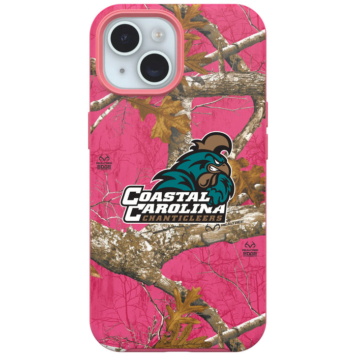 RealTree OtterBox Phone case with Coastal Carolina Univ Chanticleers Primary Logo