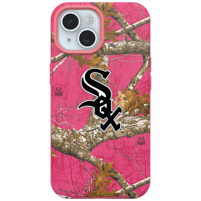 RealTree Camo OtterBox Phone case with Cleveland Guardians Primary Logo