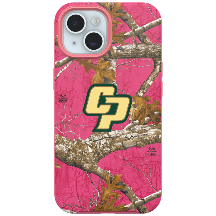 RealTree OtterBox Phone case with Cal Poly Mustangs Primary Logo