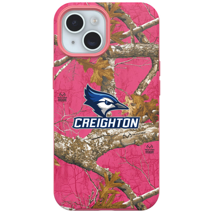 RealTree OtterBox Phone case with Creighton University Bluejays Primary Logo