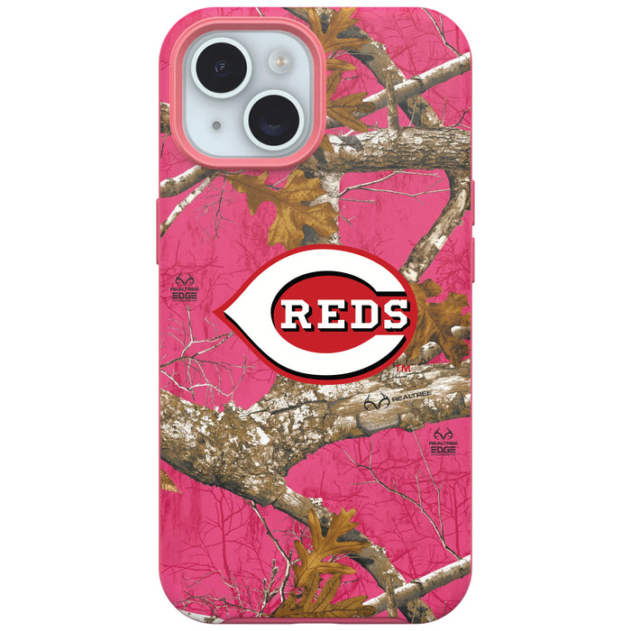RealTree Camo OtterBox Phone case with Cincinnati Reds Primary Logo