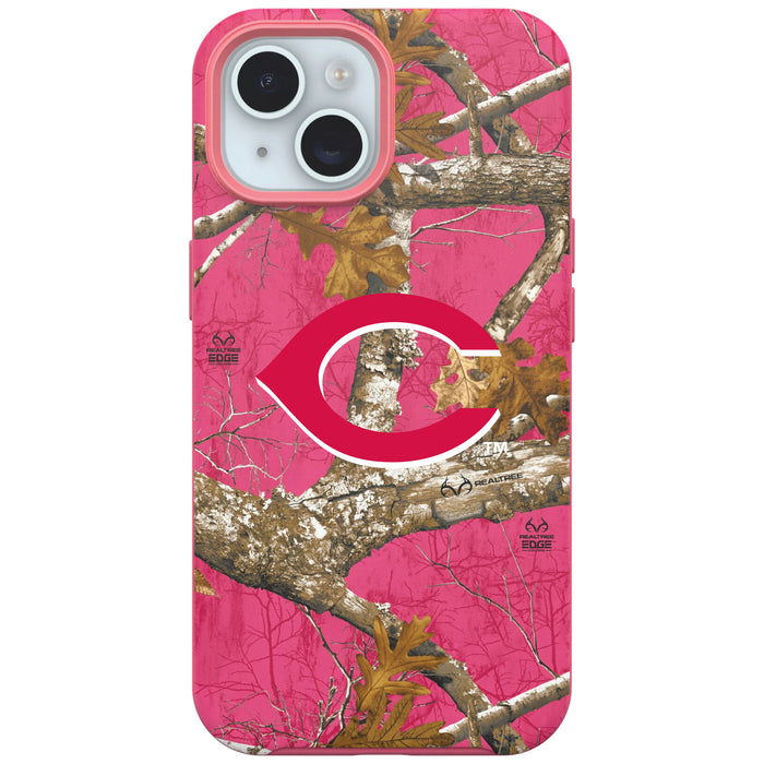 RealTree Camo OtterBox Phone case with Cincinnati Reds Primary Logo