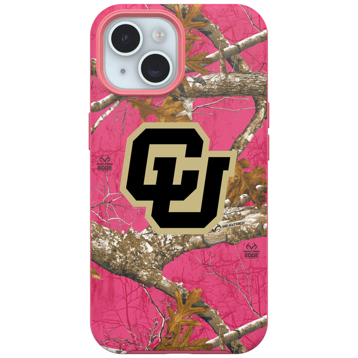 RealTree OtterBox Phone case with Colorado Buffaloes Primary Logo