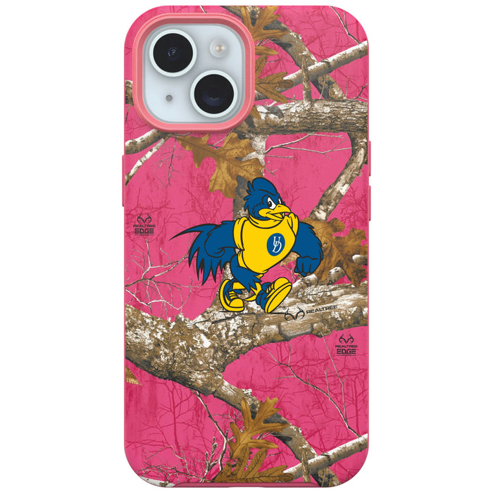 RealTree OtterBox Phone case with Delaware Fightin' Blue Hens Primary Logo