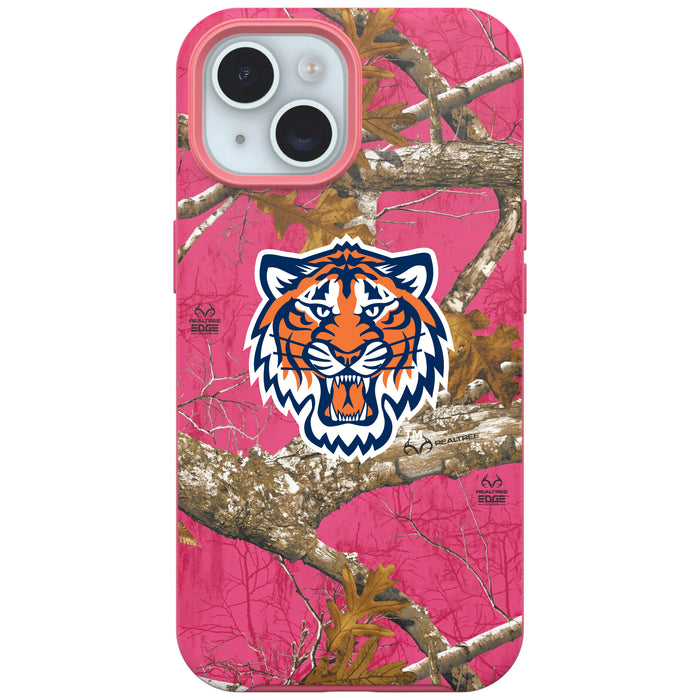 RealTree Camo OtterBox Phone case with Detroit Tigers Primary Logo