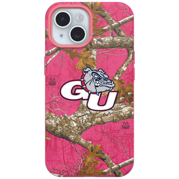 RealTree OtterBox Phone case with Gonzaga Bulldogs Primary Logo