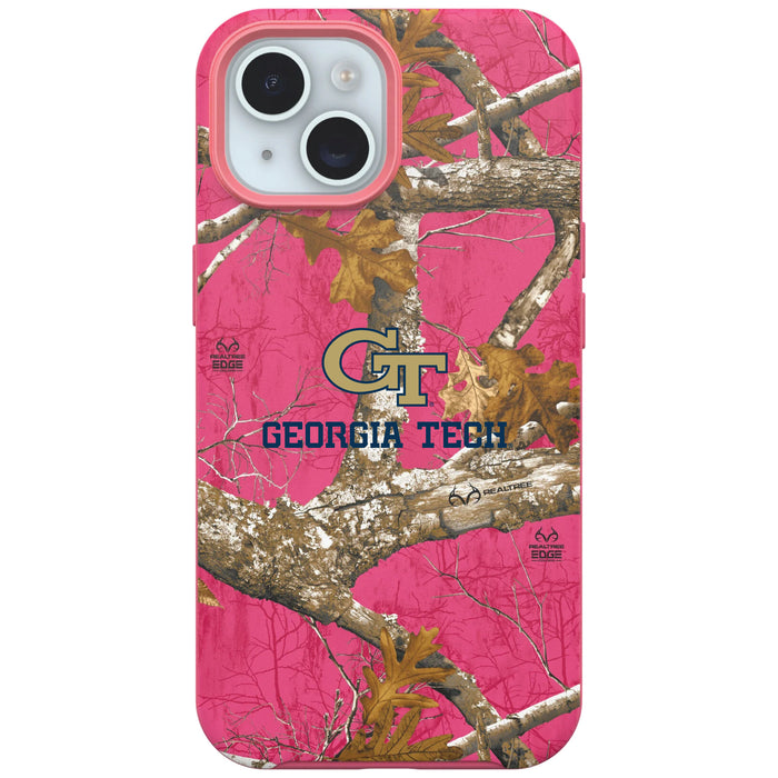 RealTree OtterBox Phone case with Georgia Tech Yellow Jackets Primary Logo