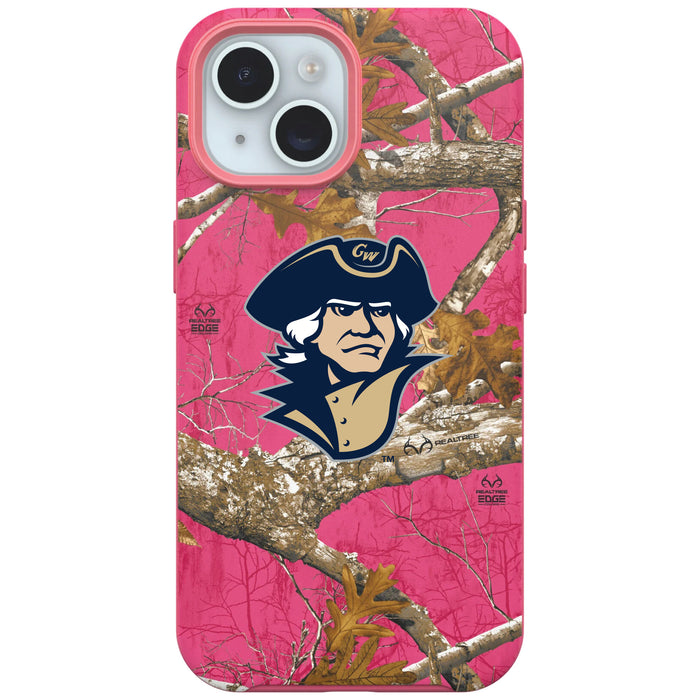 RealTree OtterBox Phone case with George Washington Colonials Primary Logo