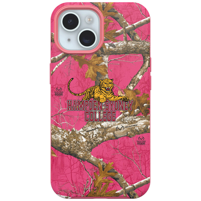 RealTree OtterBox Phone case with Hampden Sydney Primary Logo