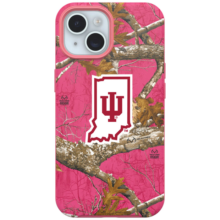 RealTree OtterBox Phone case with Indiana Hoosiers Primary Logo