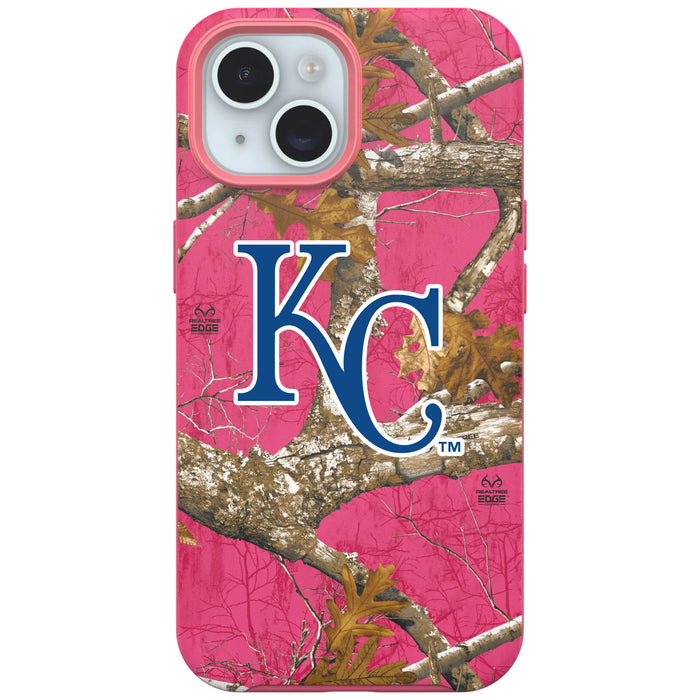 RealTree Camo OtterBox Phone case with Kansas City Royals Primary Logo