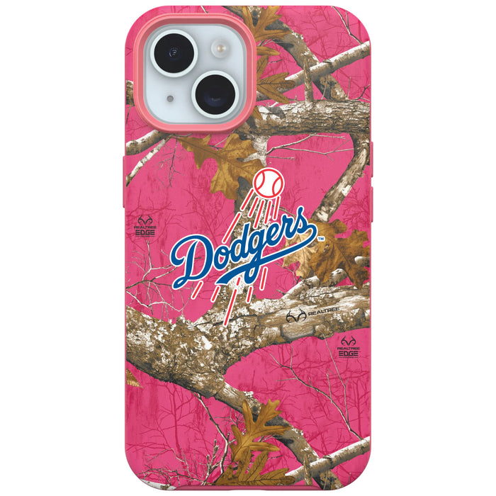 RealTree Camo OtterBox Phone case with Los Angeles Dodgers Primary Logo