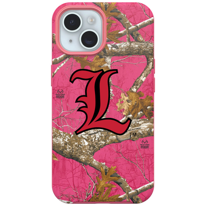 RealTree OtterBox Phone case with Louisville Cardinals Primary Logo