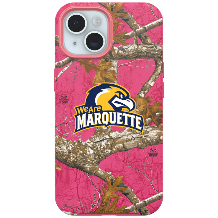 RealTree OtterBox Phone case with Marquette Golden Eagles Primary Logo