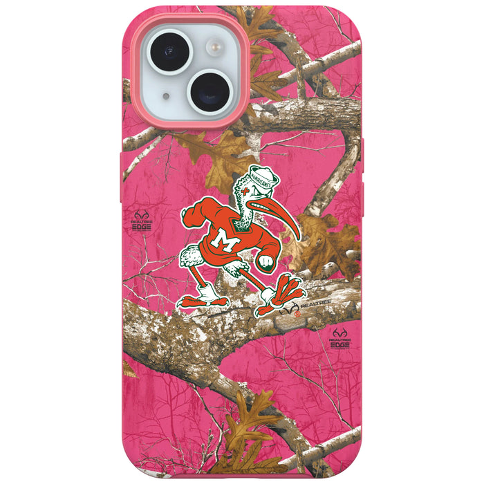 RealTree OtterBox Phone case with Miami Hurricanes Primary Logo