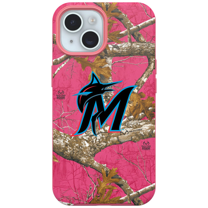 RealTree Camo OtterBox Phone case with Miami Marlins Primary Logo