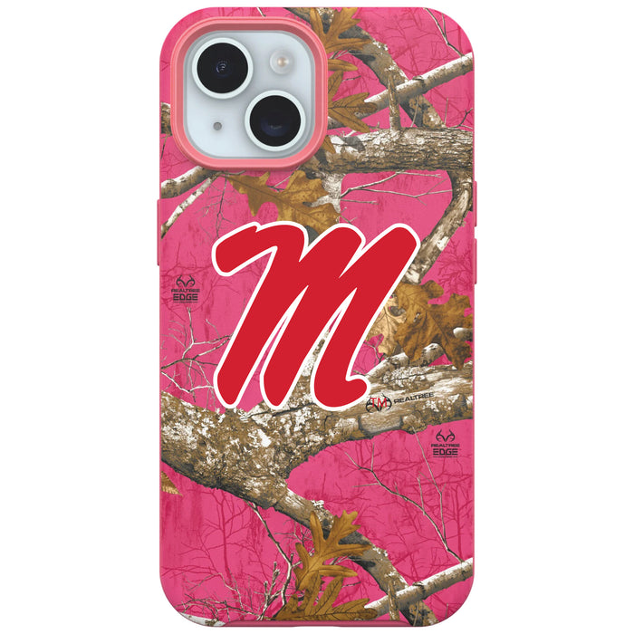 RealTree OtterBox Phone case with Mississippi Ole Miss Primary Logo