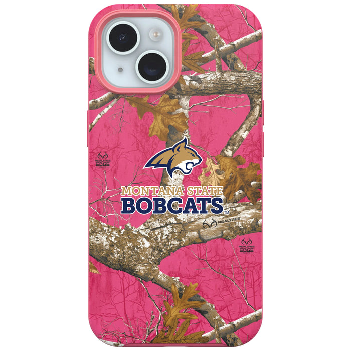 RealTree OtterBox Phone case with Montana State Bobcats Primary Logo