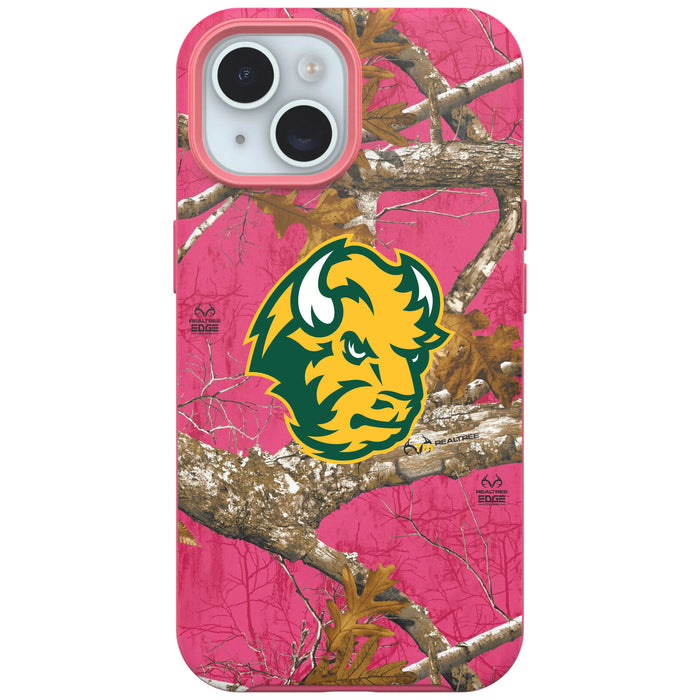 RealTree OtterBox Phone case with North Dakota State Bison Primary Logo