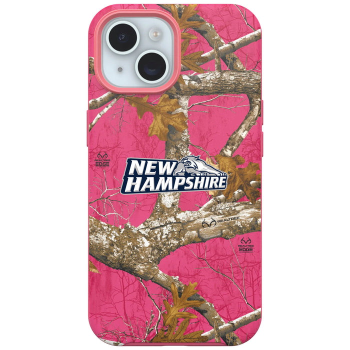 RealTree OtterBox Phone case with New Hampshire Wildcats Primary Logo