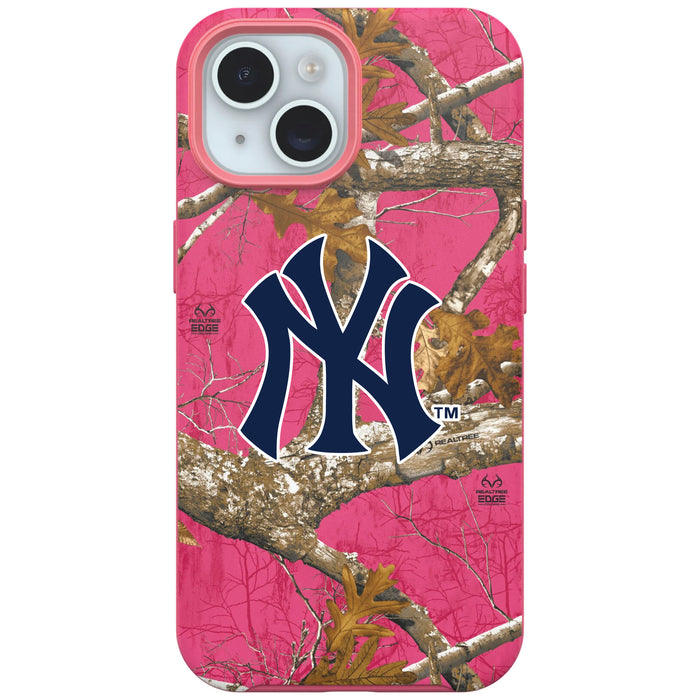 RealTree Camo OtterBox Phone case with New York Yankees Primary Logo
