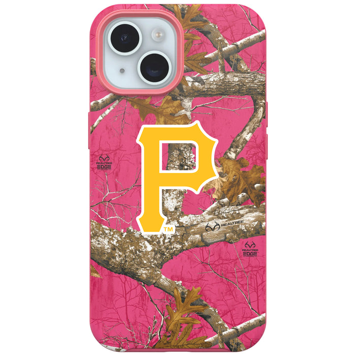 RealTree Camo OtterBox Phone case with Pittsburgh Pirates Primary Logo