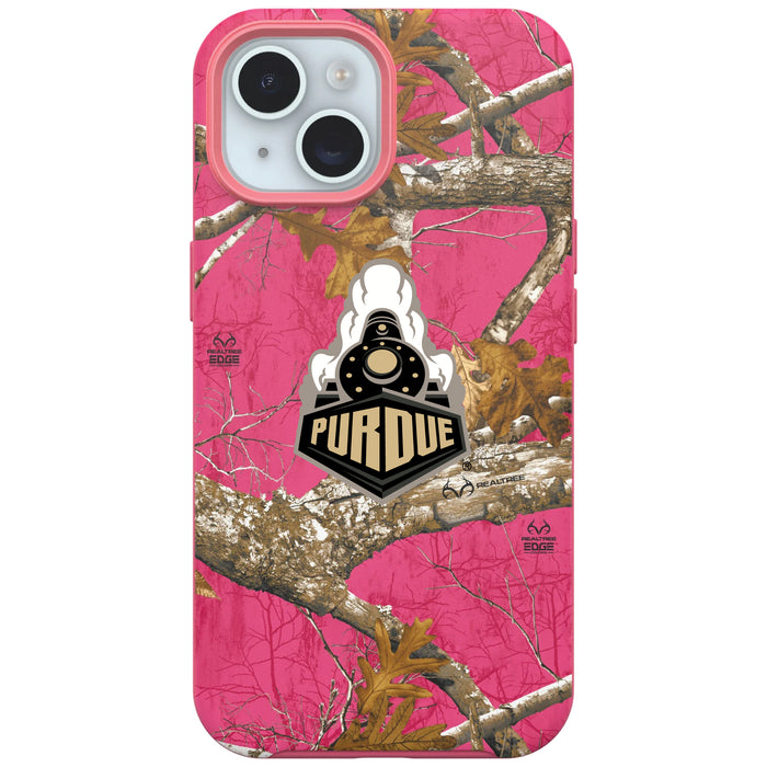 RealTree OtterBox Phone case with Purdue Boilermakers Primary Logo