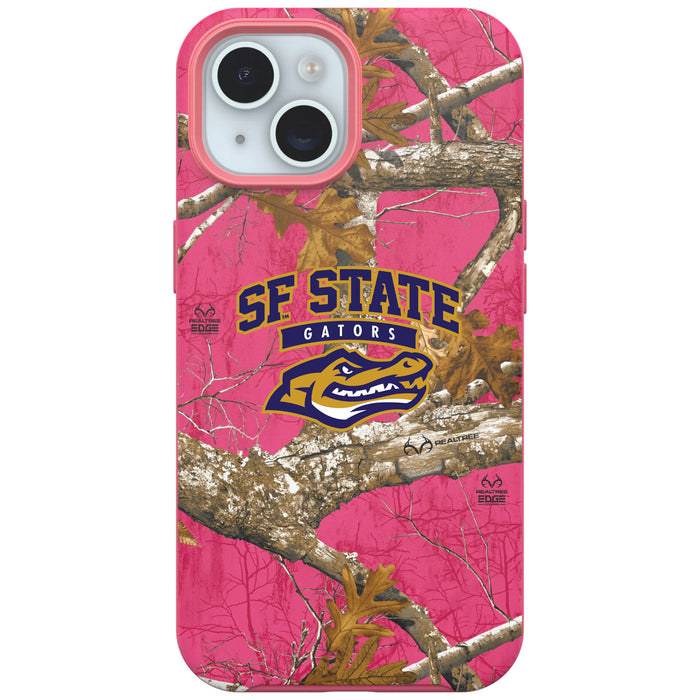RealTree OtterBox Phone case with San Francisco State U Gators Primary Logo